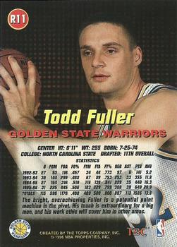 1996-97 Stadium Club - Rookies (Series One) #R11 Todd Fuller Back