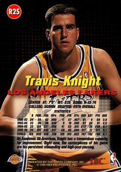 1996-97 Stadium Club - Rookies (Series One) #R25 Travis Knight Back