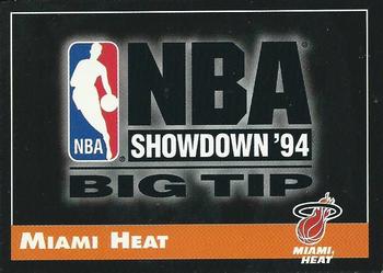 1993-94 Stadium Club - Big Tips #NNO Miami Heat Front