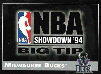 1993-94 Stadium Club - Big Tips #NNO Milwaukee Bucks Front