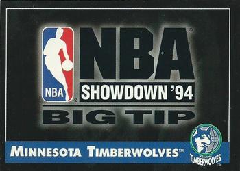 1993-94 Stadium Club - Big Tips #NNO Minnesota Timberwolves Front