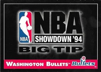 1993-94 Stadium Club - Big Tips #NNO Washington Bullets Front