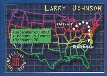 1993-94 Stadium Club - Frequent Flyer Points #5 Larry Johnson Front