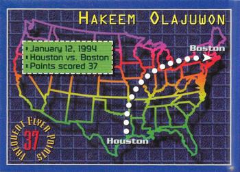1993-94 Stadium Club - Frequent Flyer Points #5 Hakeem Olajuwon Front