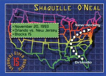 1993-94 Stadium Club - Frequent Flyer Points #2 Shaquille O'Neal Front