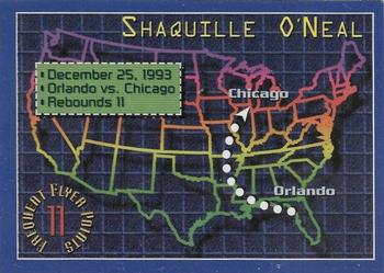 1993-94 Stadium Club - Frequent Flyer Points #3 Shaquille O'Neal Front