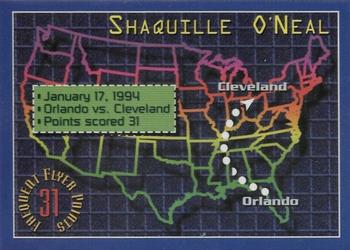 1993-94 Stadium Club - Frequent Flyer Points #5 Shaquille O'Neal Front