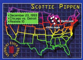 1993-94 Stadium Club - Frequent Flyer Points #3 Scottie Pippen Front