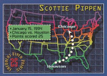 1993-94 Stadium Club - Frequent Flyer Points #5 Scottie Pippen Front