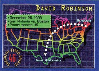1993-94 Stadium Club - Frequent Flyer Points #3 David Robinson Front