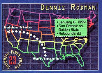 1993-94 Stadium Club - Frequent Flyer Points #3 Dennis Rodman Front