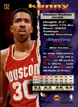 1993-94 Stadium Club - Members Only #132 Kenny Smith Back