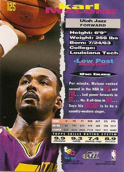 1993-94 Stadium Club - 1994 NBA Finals Super Teams Exchange #125 Karl Malone Back