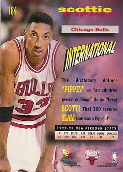 1993-94 Stadium Club - 1994 NBA Finals Super Teams Exchange #184 Scottie Pippen Back