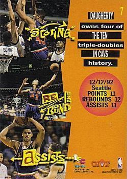 1993-94 Stadium Club - 1994 NBA Finals Super Teams Exchange #7 Brad Daugherty Back