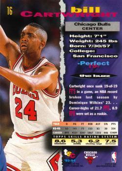 1993-94 Stadium Club - 1994 NBA Finals Super Teams Exchange #16 Bill Cartwright Back