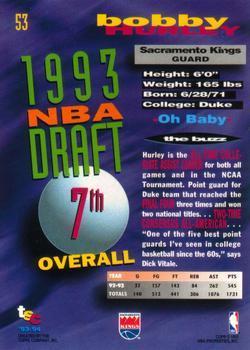 1993-94 Stadium Club - 1994 NBA Finals Super Teams Exchange #53 Bobby Hurley Back