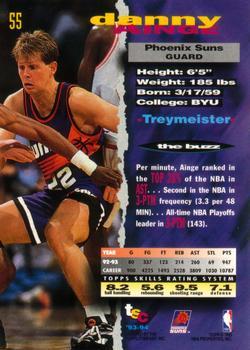1993-94 Stadium Club - 1994 NBA Finals Super Teams Exchange #55 Danny Ainge Back
