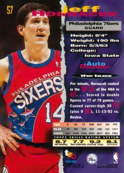 1993-94 Stadium Club - 1994 NBA Finals Super Teams Exchange #57 Jeff Hornacek Back