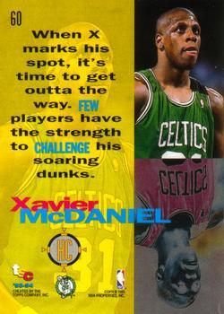 1993-94 Stadium Club - 1994 NBA Finals Super Teams Exchange #60 Xavier McDaniel Back