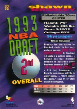 1993-94 Stadium Club - 1994 NBA Finals Super Teams Exchange #82 Shawn Bradley Back