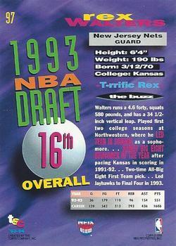 1993-94 Stadium Club - 1994 NBA Finals Super Teams Exchange #97 Rex Walters Back