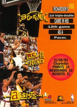 1993-94 Stadium Club - 1994 NBA Finals Super Teams Exchange #106 Pooh Richardson Back