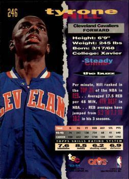 1993-94 Stadium Club - 1994 NBA Finals Super Teams Exchange #246 Tyrone Hill Back