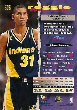 1993-94 Stadium Club - 1994 NBA Finals Super Teams Exchange #306 Reggie Miller Back