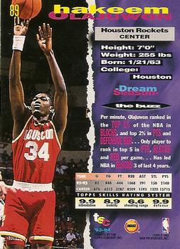  2000-01 Topps Houston Rockets Team Set with Hakeem