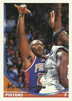 1993-94 Topps - Gold #185 Mark Aguirre Front