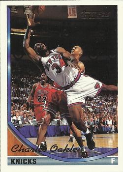 1993-94 Topps - Gold #25 Charles Oakley Front