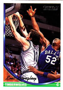 1993-94 Topps - Gold #290 Luc Longley Front