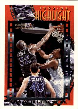 1993-94 Topps - Gold #3 Shaquille O'Neal Front