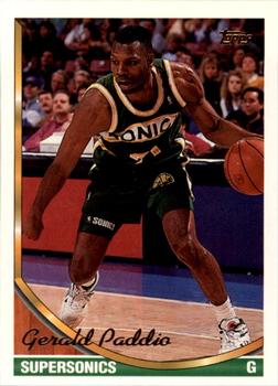 1993-94 Topps - Gold #54 Gerald Paddio Front