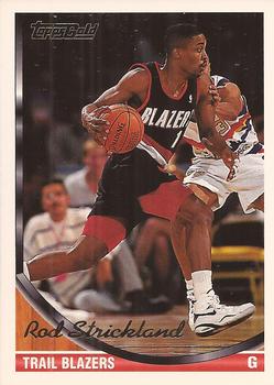 1993-94 Topps - Gold #84 Rod Strickland Front