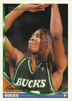 1993-94 Topps - Gold #91 Anthony Avent Front