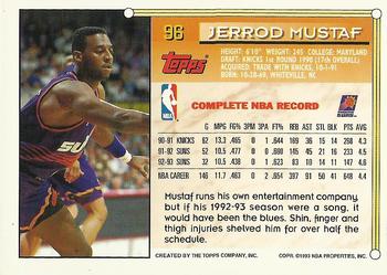 1993-94 Topps - Gold #96 Jerrod Mustaf Back