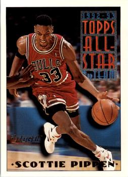 1993-94 Topps - Gold #117 Scottie Pippen Front