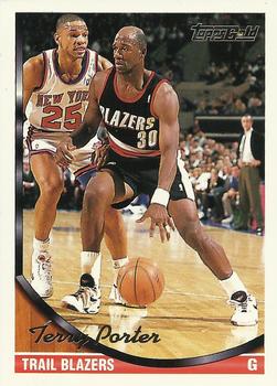 1993-94 Topps - Gold #145 Terry Porter Front