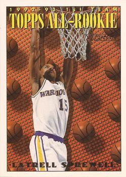 1993-94 Topps - Gold #153 Latrell Sprewell Front