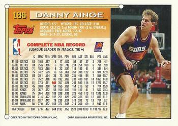 1993-94 Topps - Gold #186 Danny Ainge Back