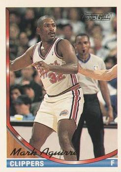 1993-94 Topps - Gold #295 Mark Aguirre Front