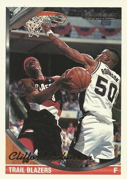 1993-94 Topps - Gold #303 Clifford Robinson Front