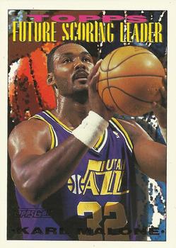 1993-94 Topps - Gold #389 Karl Malone Front