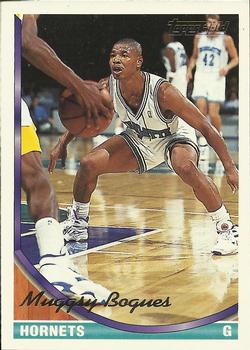 1993-94 Topps - Gold #9 Muggsy Bogues Front
