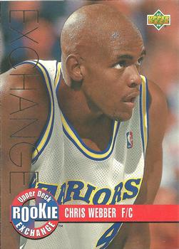 1993-94 Upper Deck - Rookie Exchange Gold #RE1 Chris Webber Front