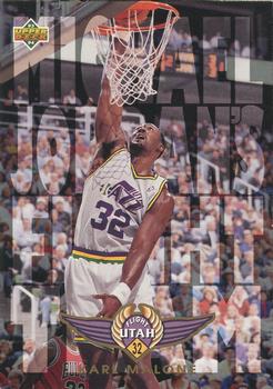 1993-94 Upper Deck - Jumbos 3x5 #FT13 Karl Malone Front