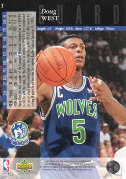 1993-94 Upper Deck Special Edition - Electric Court #7 Doug West Back