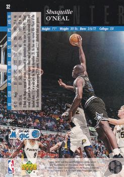 1993-94 Upper Deck Special Edition - Electric Court #32 Shaquille O'Neal Back